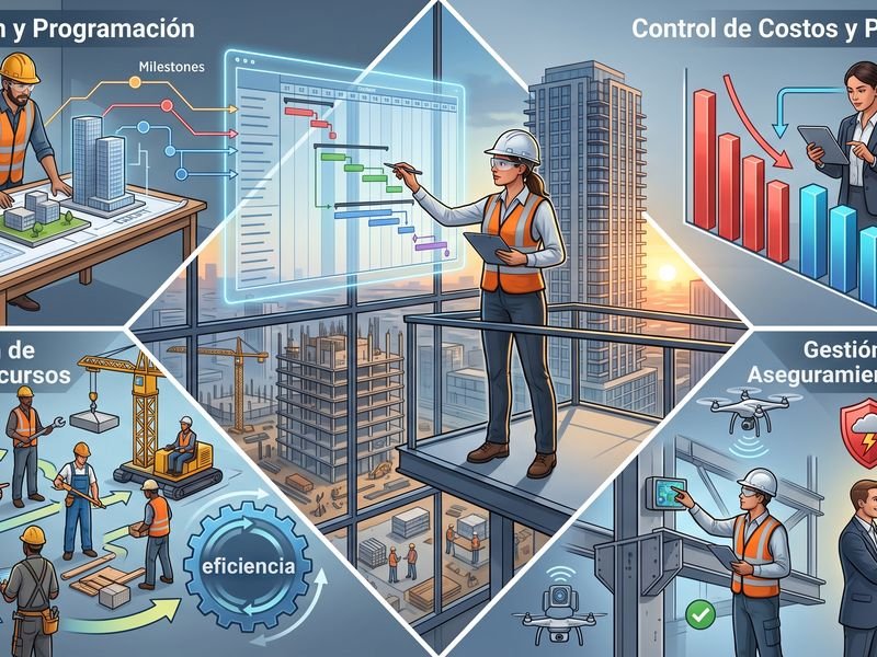 Qué es la gerencia de proyectos en construcción